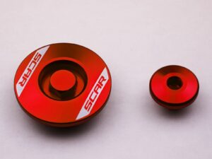 Scar Engine Plugs - Honda - Red color