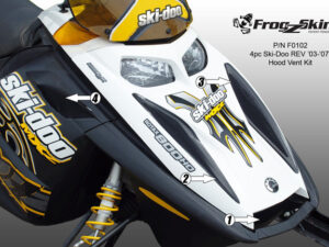 Frogzskin Ski-Doo Hood vent kit 2003-07 (4pc)