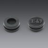 Yoshimura RUBBER GROMMET WITH LOGO TO COVER END-CAP INSERT HOLE FOR RS-9 MUFFLER