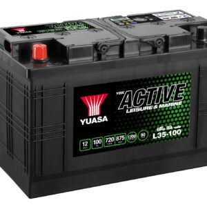 Yuasa L35-100 Active Leisure Battery 12V 100Ah 720A Huom.Rullakkorahti (12)