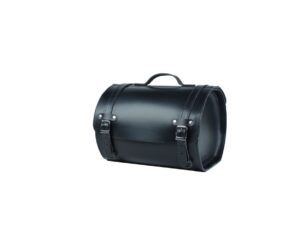 Motor Suitcase Real leather small black