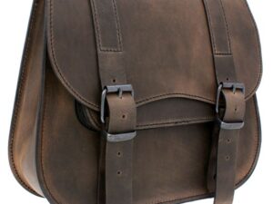 Single sided saddlebag Brown