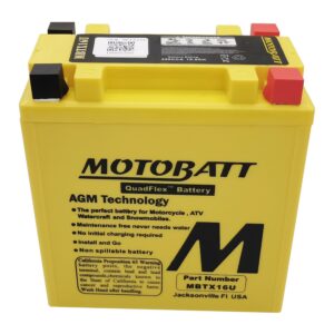 Motobatt akku, MBTX16U