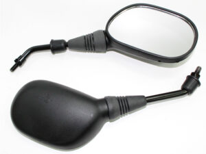 Tec-X Peili, Yleismalli, Skootterimalli, Musta, M8 (oikea- / vasen kierre), Pari