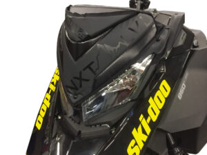 Skinz Next Level Tuulisuojalaukku Musta Ski-doo 850 Rev 4