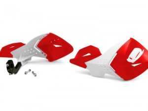 UFO Käsisuojat Escalade Sis. kiinnikkeet Punainen/Valkoinen