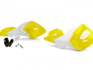 UFO Käsisuojat Escalade Sis. kiinnikkeet Valkoinen/Keltainen