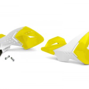 UFO Käsisuojat Escalade Sis. kiinnikkeet Valkoinen/Keltainen