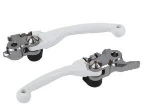 Polisport Pivot Lever Set CR125R/250R (04->) White (Br)