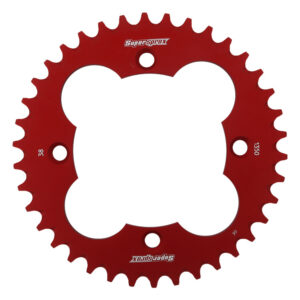 Supersprox Alumiini takaratas RAL-1350:38 Punainen