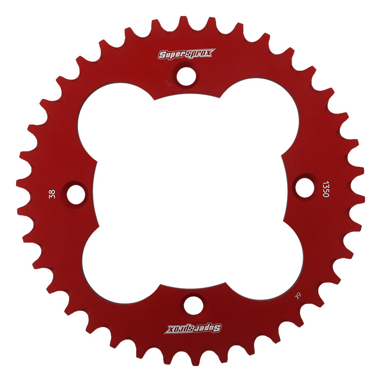 Supersprox Alumiini takaratas RAL-1350:38 Punainen