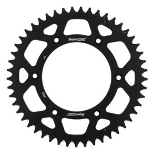 Supersprox Alumiini takaratas RAL-8000:49 Musta