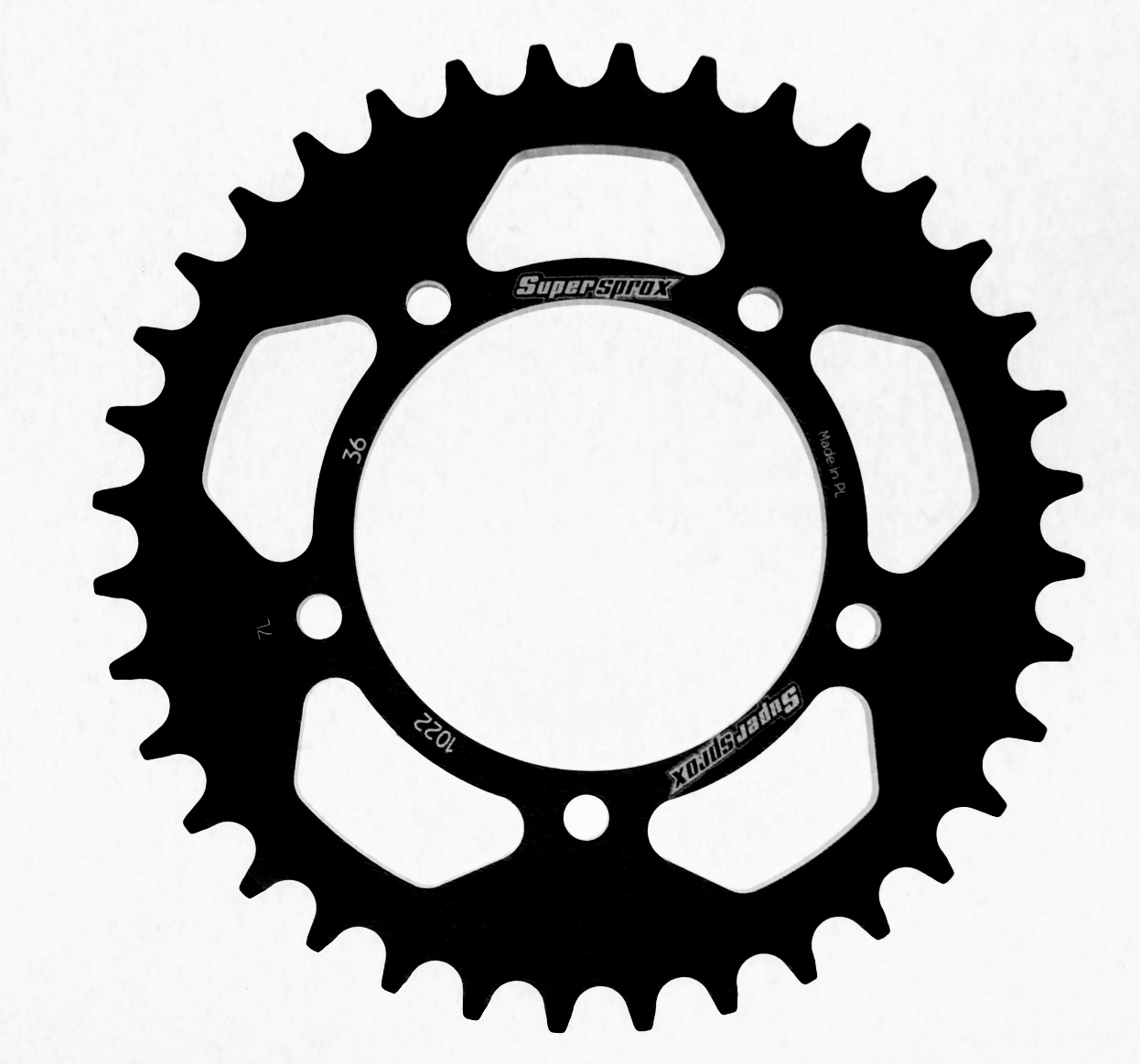 Supersprox Alumiini takaratas RAL-1022:34 Musta