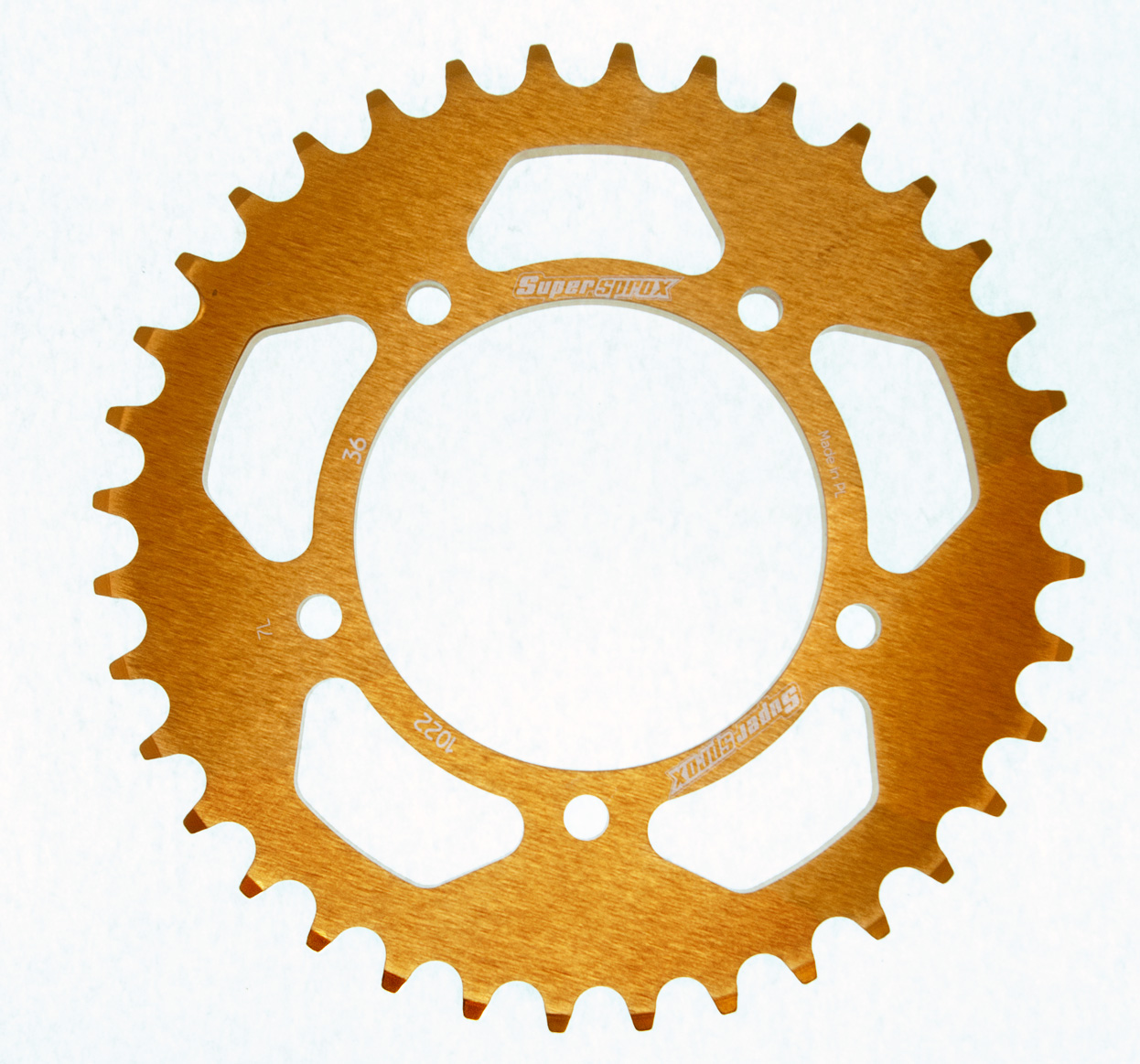 Supersprox Alumiini takaratas RAL-1022:36 Kulta