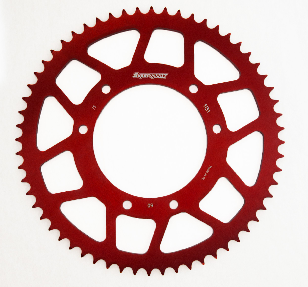 Supersprox Takaratas, Punainen, 60 hammasta (420), Ø105mm, Aprilia, Derbi, Drac