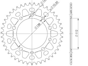 Supersprox Alu Takaratas HO/YA Musta 41