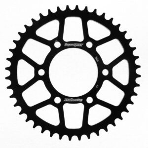 Supersprox Alumiini takaratas RAL-1526:38 Musta