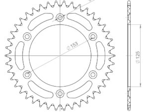 Supersprox Alumiini takaratas RAL-210:39 Kulta