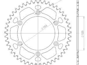 Supersprox Alumiini takaratas RAL-210:47 Kulta