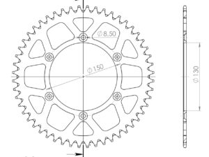 Supersprox Alu TakaratasYA YZ/YZ F 99-