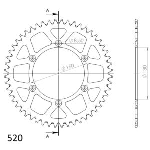 Supersprox Alu TakaratasYA YZ/YZ F 99-