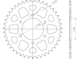 Supersprox Alumiini takaratas RAL-404:43 Punainen