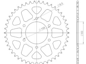 Supersprox Alumiini takaratas RAL-404:46 Punainen