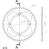 Supersprox Alumiini takaratas RAL-452:44 Sininen