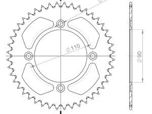 Supersprox Alumiini takaratas RAL-452:44 Sininen