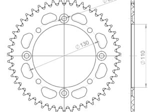 Supersprox Alumiini takaratas RAL-455:47 Vihreä