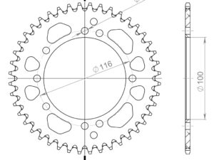 Supersprox Alumiini takaratas RAL-457:43 Vihreä