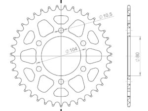 Supersprox Alumiini takaratas RAL-478:39 Vihreä
