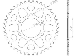 Supersprox Alumiini takaratas RAL-478:42 Vihreä