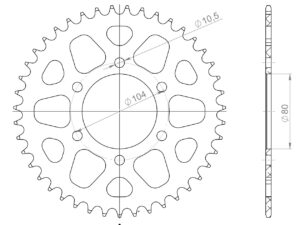 Supersprox Alumiini takaratas RAL-478:43 Vihreä