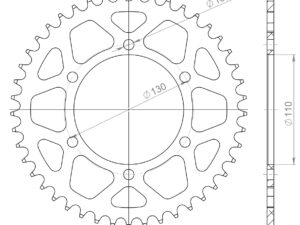 Supersprox Alumiini takaratas RAL-480:45 Punainen