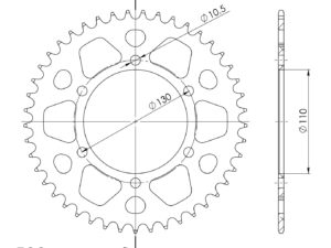 Supersprox Alumiini takaratas RAL-486:45 Sininen