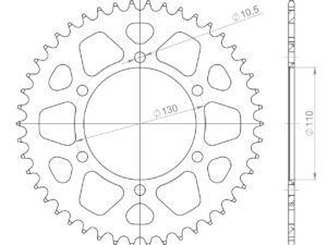 Supersprox Alumiini takaratas RAL-486:46 Sininen