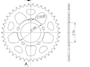 Supersprox Alumiini takaratas RAL-7091:42 Punainen