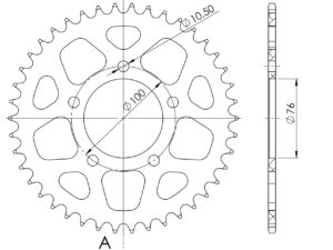 Supersprox Alumiini takaratas RAL-7092:41 Musta
