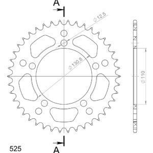 Supersprox Alumiini takaratas RAL-7:42 Sininen