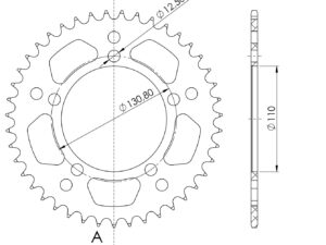 Supersprox Alumiini takaratas RAL-7:43 Punainen