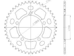 Supersprox Alumiini takaratas RAL-7:46 Punainen