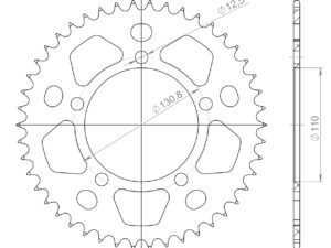 Supersprox Alumiini takaratas RAL-7_520:46 Punainen