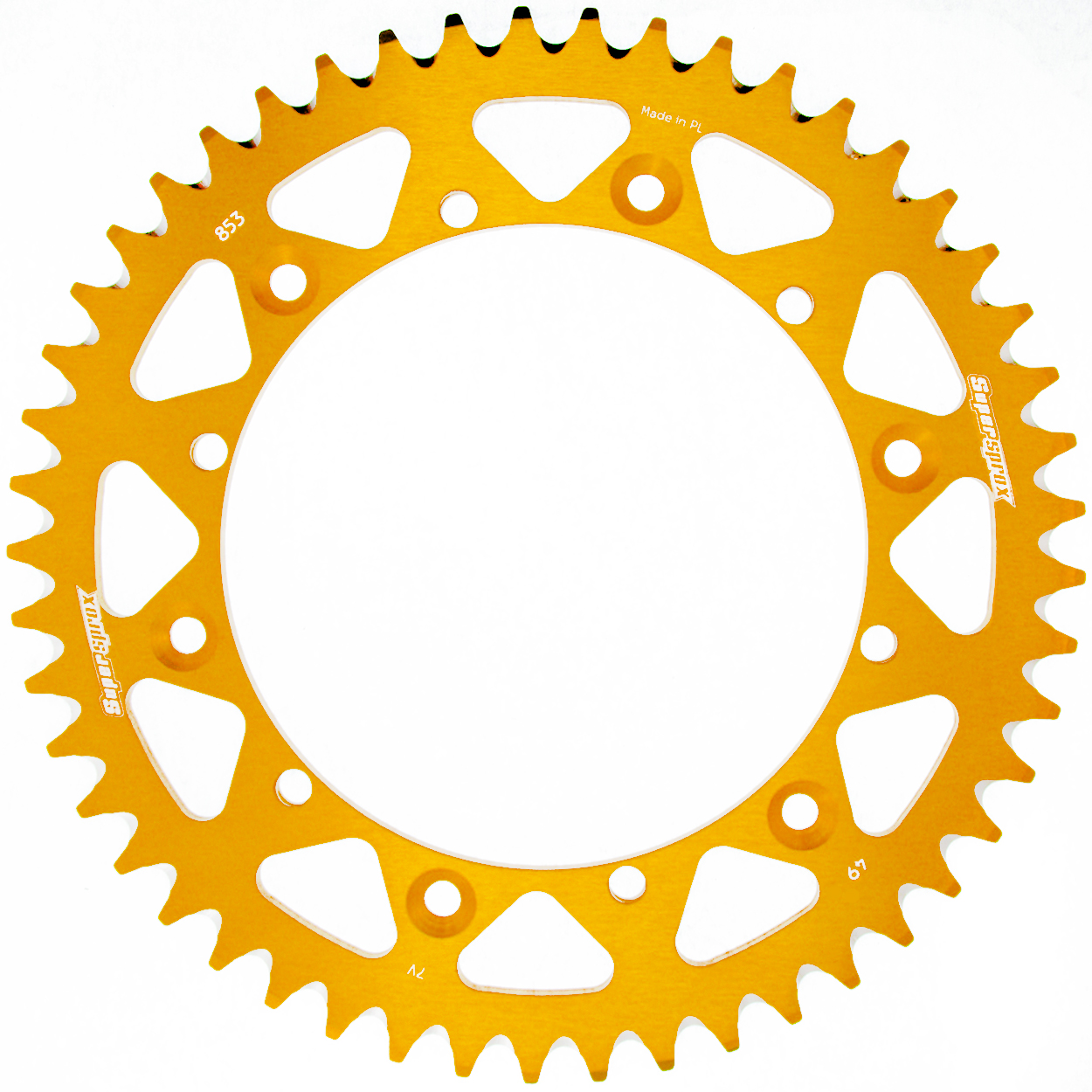 Supersprox Alumiini takaratas RAL-853:41 Kulta