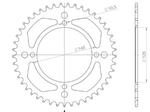Supersprox Alumiini takaratas RAL-857:38 Sininen