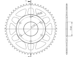 Supersprox Alumiini takaratas RAL-9381:56 Oranssi