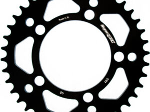 Supersprox Alumiini takaratas RAL-991:38 Musta