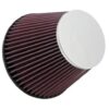 K&N Universal Clamp-On Air Filter 6"Flg, 7-1/2"B, 4-1/2"T, 6"H
