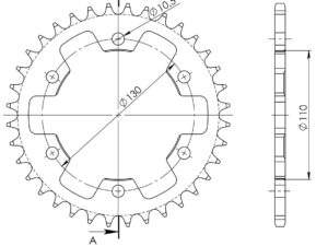 Supersprox Teräs takaratas 1421.36