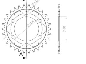 Supersprox Teräs Takaratas 1478:30 Musta